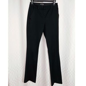 Black mid waste dress pants